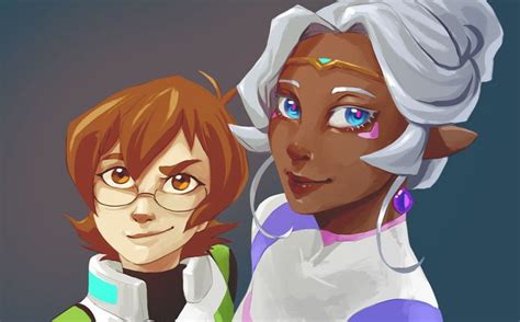 The Girls Pidge And Princess Allura From Voltron Legendary Defender
