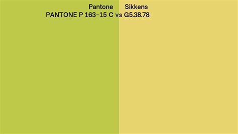 Pantone P 163 15 C Vs Sikkens G53878 Side By Side Comparison