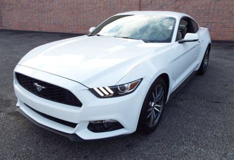 Oxford White 2015 Ford Mustang Ecoboost Fastback
