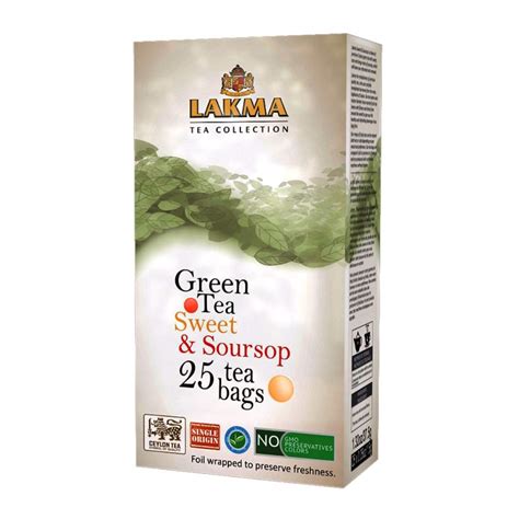 Lakma Green Tea With Sweet And Soursop 25 Tea Bags 24