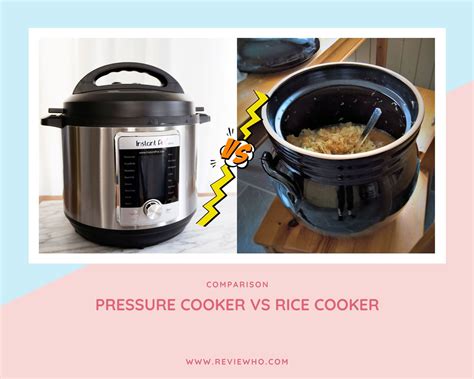 Rice Cooker Vs Pressure Cooker What Is The Difference Reviewho