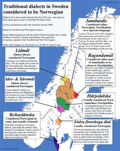 Areas Of Sweden Often Considered To Speak Norwegian Dialects In 2023