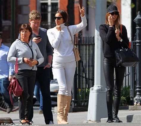 Irina Shayk Layers Up As She Hits The Shop With Her Mother Daily Mail