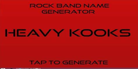 Rock Band Name Generator Voor Pc Windows Of Mac Gratis