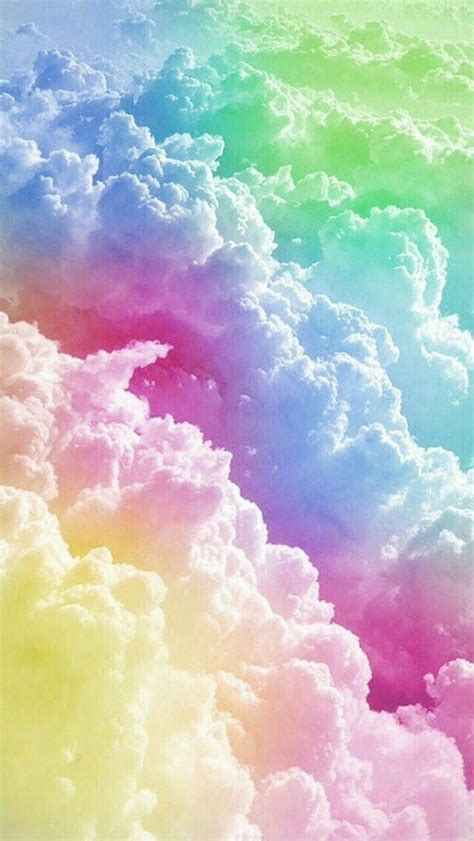 Clouds Rainbow Iphone Wallpaper