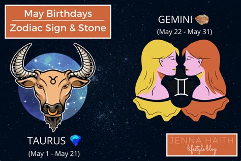 May Birthdays Zodiac Sign And Stone Jenna Haith Lifestyle