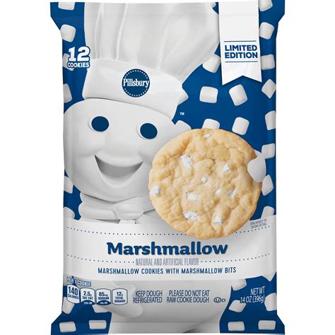 Sugar cookies include the following ingredients: Pillsbury Ready to Bake! Marshmallow Cookies 12 Count ...