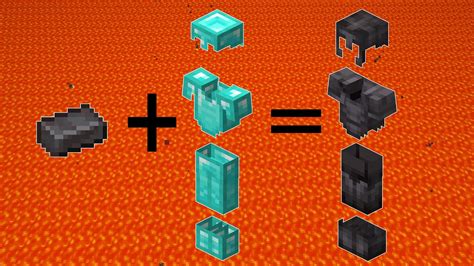 Como Hacer Una Armadura De Netherite Minecraft Youtube Images