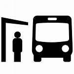Bus Icon Stop Transport Anreise Ort Vor