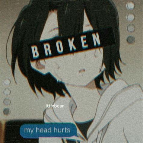 Sad Broken Anime Girl Wallpaper Link Guru