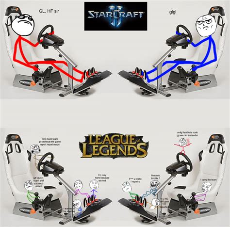 League Of Legends Vs Starcraft Leagueofmemes