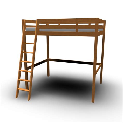 The height creates space below for a seating area, a. STORÅ Loft bed frame - Design and Decorate Your Room in 3D