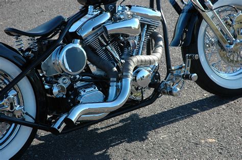 Chrome radius exhaust pipes right side drive rsd harley chopper bobber custom. GROUND SHAKERS EXHAUST PIPES 1986-2006 HARLEY SOFTAIL ...