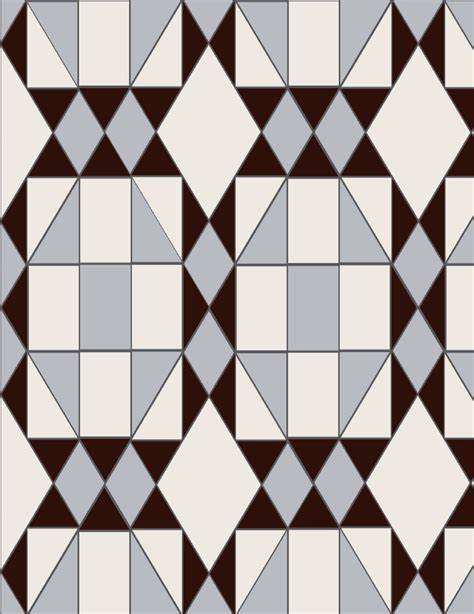 Original Style Victorian Floor Tiles Rochester 3 Colour Pattern