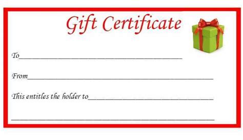 Gift card template 101 gift certificate templates gift card template gift certificate printable template printable gift cards. Free Christmas Printable Gift Certificates.... | The Diary ...