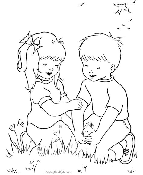 printable coloring picture  summer
