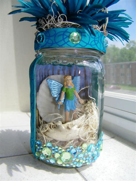 Captured Fairy Jar Fairy Jars Fairy Lanterns Mason Jar Art
