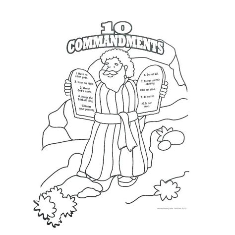 Free Printable Ten Commandments Coloring Pages at GetColorings.com