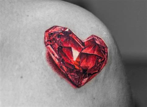 Heart Tattoo By Zsofia Belteczky Post 12146 Heart Tattoo Red Heart Tattoos Wedding Date