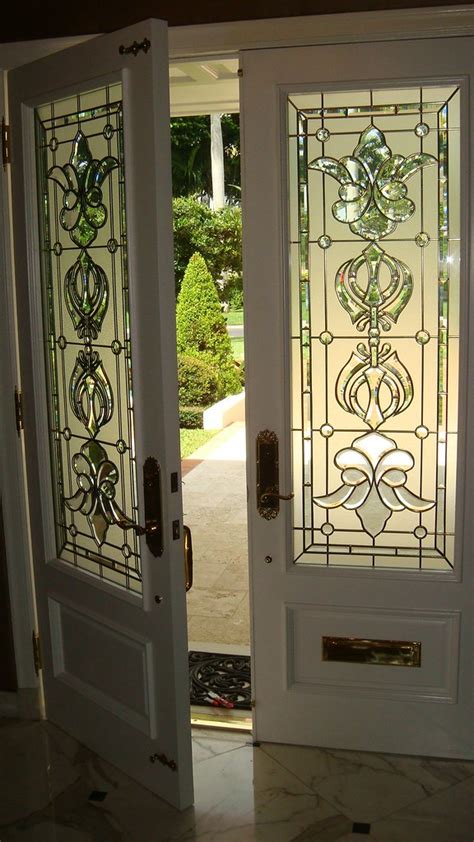 Custom Art Glass Doors This Is A Recently Completed Projec… Flickr