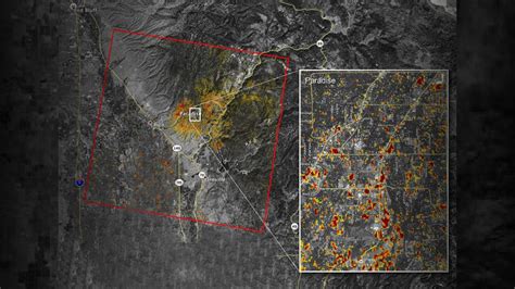 Jpl Map Shows Camp Fires Destruction Of Paradise From Space Daily News