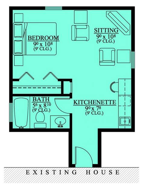 654185 Mother In Law Suite Addition House Plans Floor Plans Home