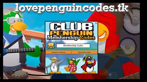 Free Club Penguin Membership Codes Sept 2013 W Proof Updated Youtube
