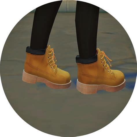 Cc manager, download basket, infinite scrolling and more! SIMS4 Marigold: Child Hiking Boots • Sims 4 Downloads
