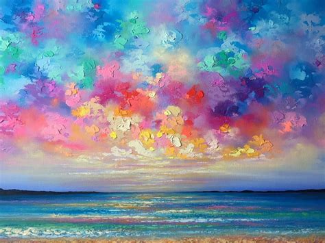 Sunset Painting Seascape Paintings Abstract Art Painting Landscape