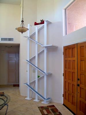 Other options could be a stair rail bolt, which is machine threaded on one. DIY Cat Ramp Ladder - PetDIYs.com