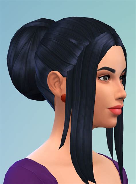 Sims 4 Hairs Birksches Sims Blog Ladys Ball Bun Hair