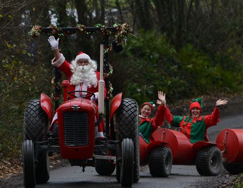 Father Christmas Arrives At Pennywell Farm Pennywell Farm News