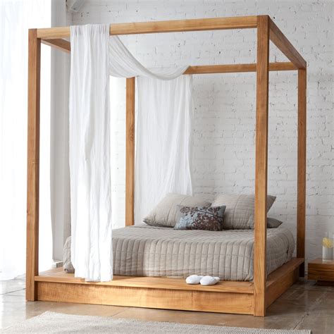 Canopy Bed Canopy Bed Frame Queen Canopy Bed Bedroom Diy
