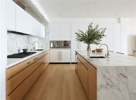 9 Marble Kitchens To Pin For Your Dream Board