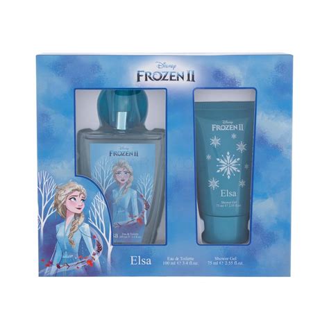 Disney Frozen Ii Elsa Σετ δώρου για παιδιά Edt 100 Ml αφρόλουτρο 75