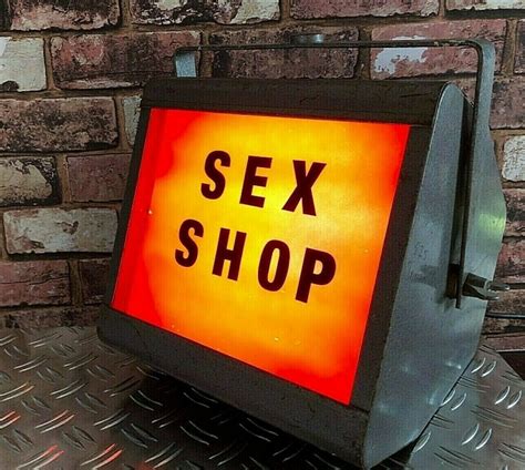 Strand Electric Mid Century Industrial Illuminated Red Light Sex Shop Fully Restored Vintage