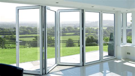 360 Cm X 210 Cm Upvc Both Side Folding Door With 8 Mm Toughened Glass