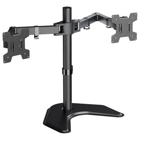 Wali Dual Lcd Monitor Mount Free Standing Fully Adjustable Desk Fits