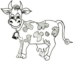 44 images of cow drawing for kids. How to Draw Cows : Drawing Tutorials & Drawing & How to ...