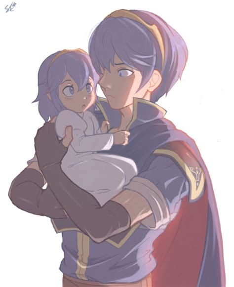 Marth And Little Lucina Fire Emblem Characters Main Characters Fire