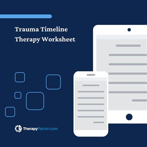 Trauma Timeline Therapy Worksheet Editable Fillable Printable Pdf