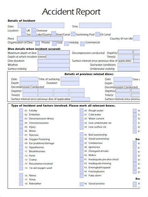 Accident Report Template 10 Free Word Pdf Documents Download Free