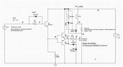 Pwm Drive N Mosfet With Discrete Driver At 33 V Electrical