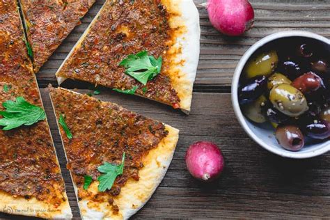 Easy Lahmacun Recipe Turkish Pizza The Mediterranean Dish