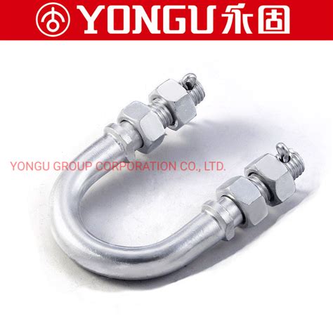 High Strength Carbon Steel Hot Dip Galvanized U Bolts China U Bolts