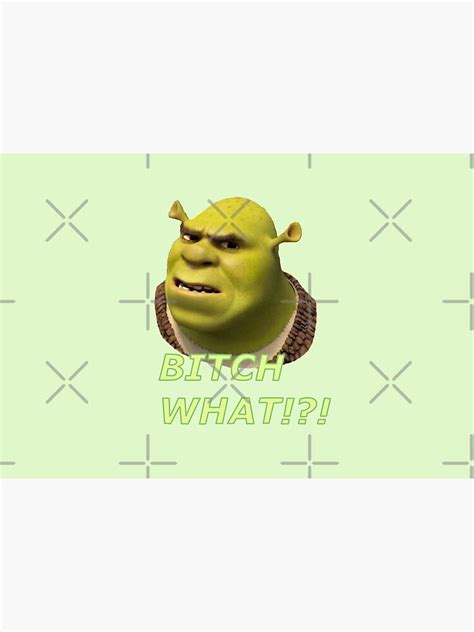 Confused Shrek Mask For Sale By Garfieldslitter Redbubble