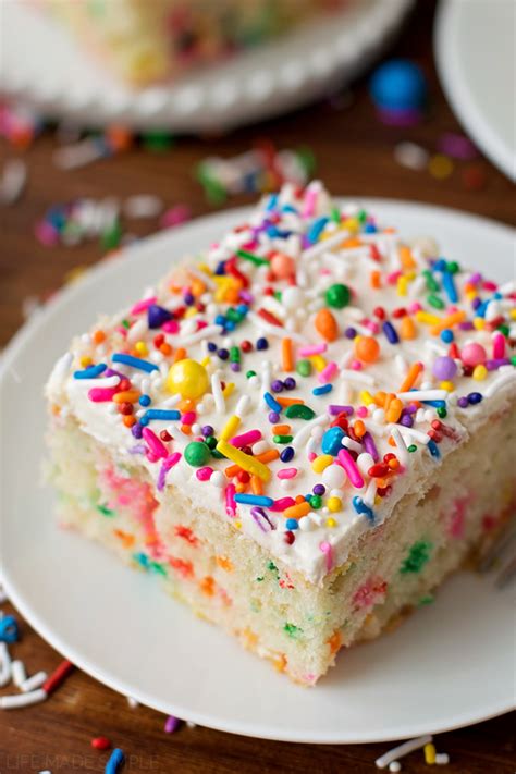 Hello guys today we are making anniversary cake at home anniversary cake at home without oven how to make anniversary cake. Homemade Funfetti Cake - Life Made Simple