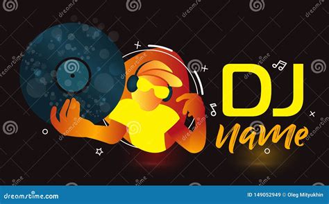 Dj Logo Design Creative Vector Logo Design With Headphones And Dj With