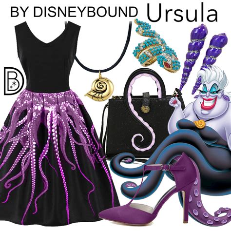 disneybound ursula disney dress up disney themed outfits disney inspired fashion character