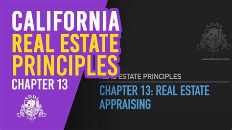 California Real Estate Principles Chapter 13 Youtube